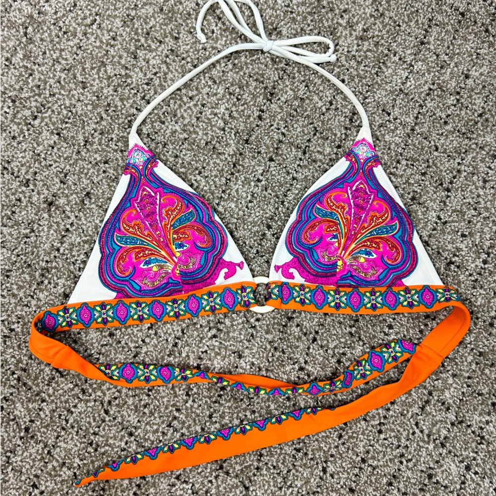 Victoria’s Secret Paisley print push up bikini top